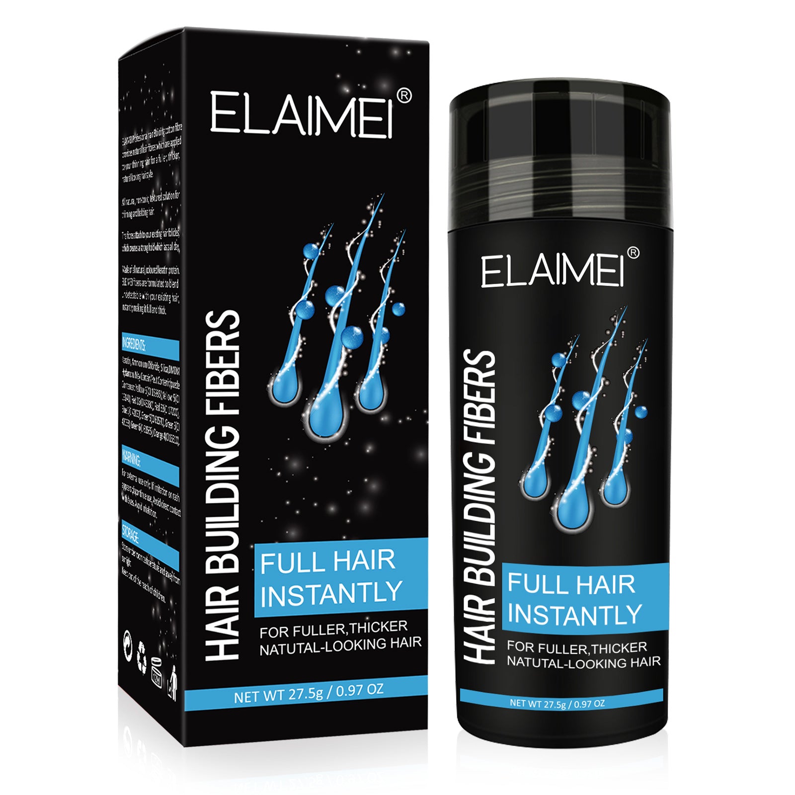 "ELAIMEI Hair Growth Fiber Spray for Instant Volume"