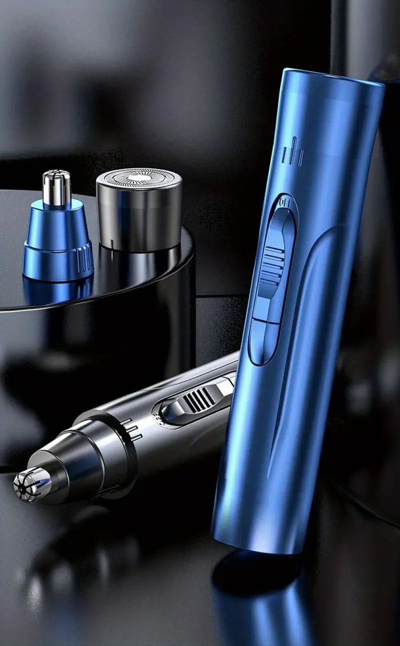 2-in-1 Nose and Mustache Trimmer for Men, USB Rechargeable