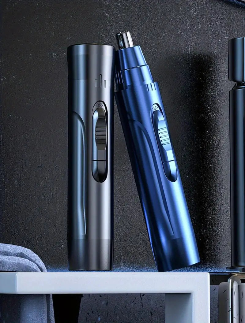 2-in-1 Nose and Mustache Trimmer for Men, USB Rechargeable