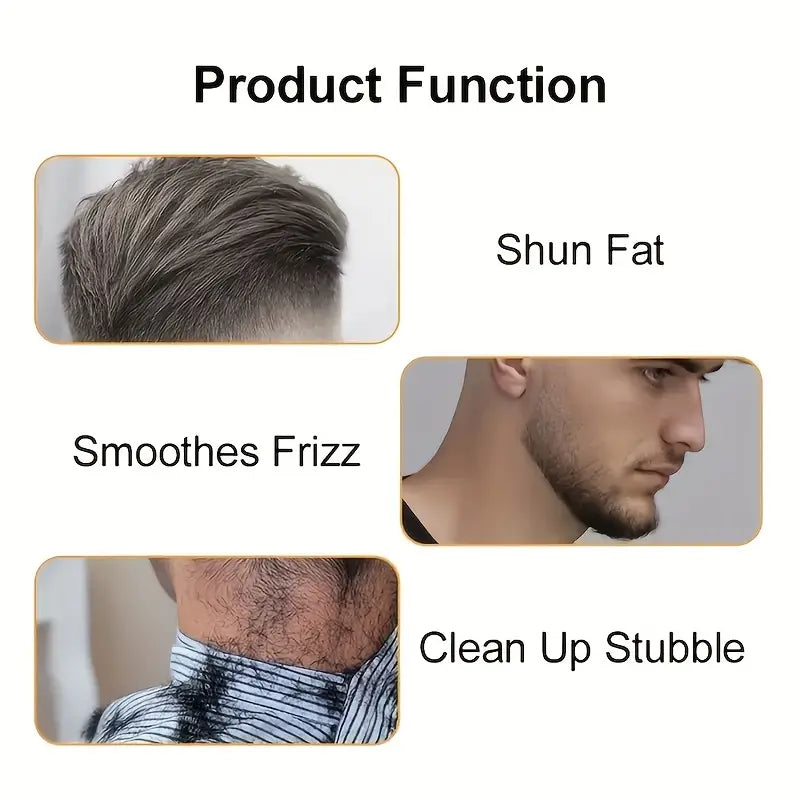 USB Rechargeable Beard Trimmer, 4 Sizes, Professional