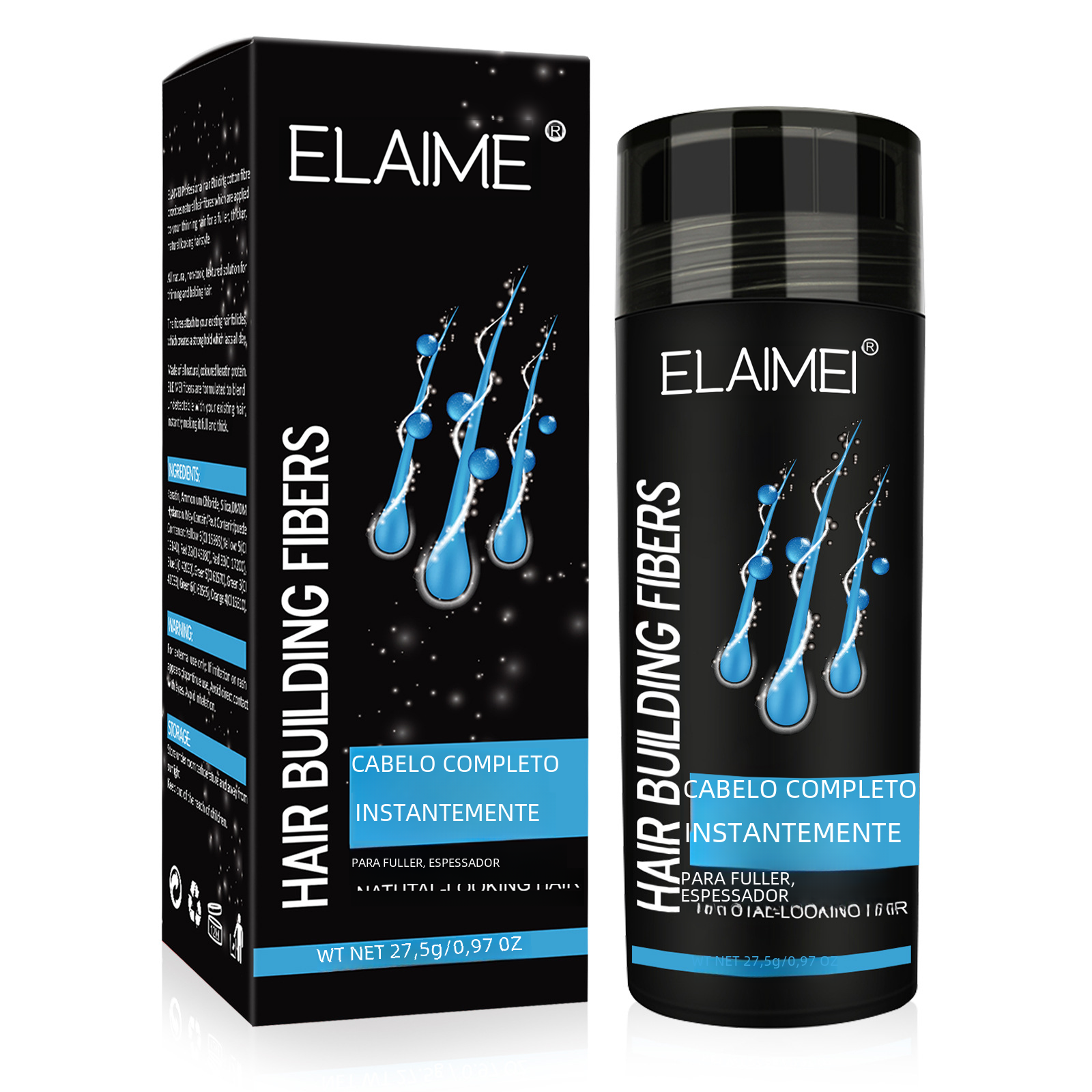 "ELAIMEI Hair Growth Fiber Spray for Instant Volume"