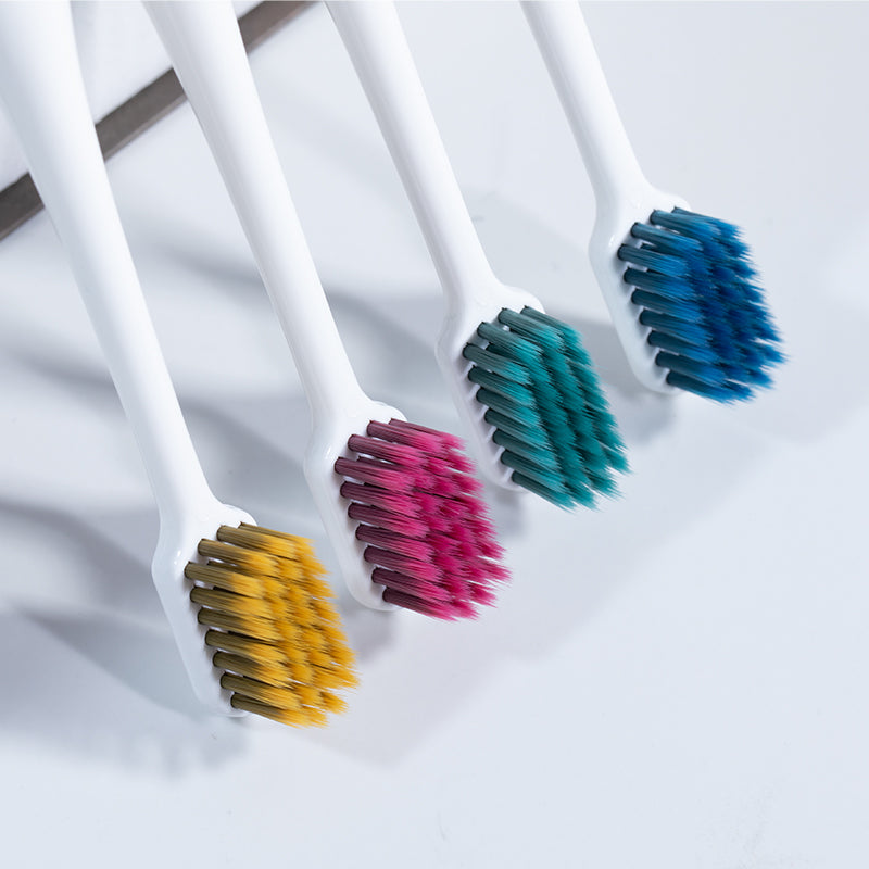 Van Gogh Star Print Wide Head Toothbrush - 4 Pack