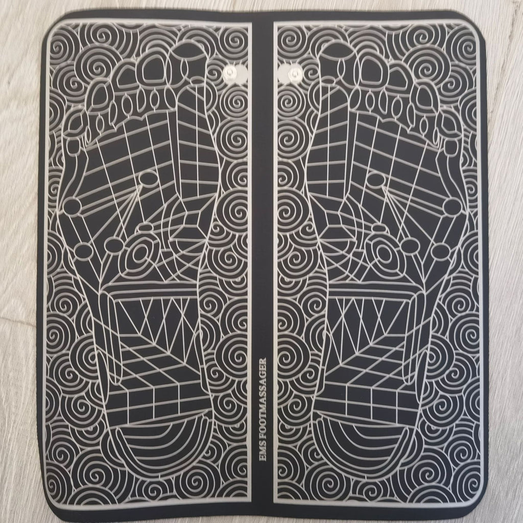 Portable EMS Foot Massage Mat and Therapy Device