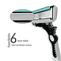 High-Quality 6-Layer Stainless Steel Men's Razor