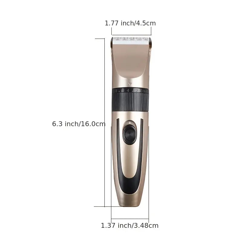 USB Rechargeable Beard Trimmer, 4 Sizes, Professional