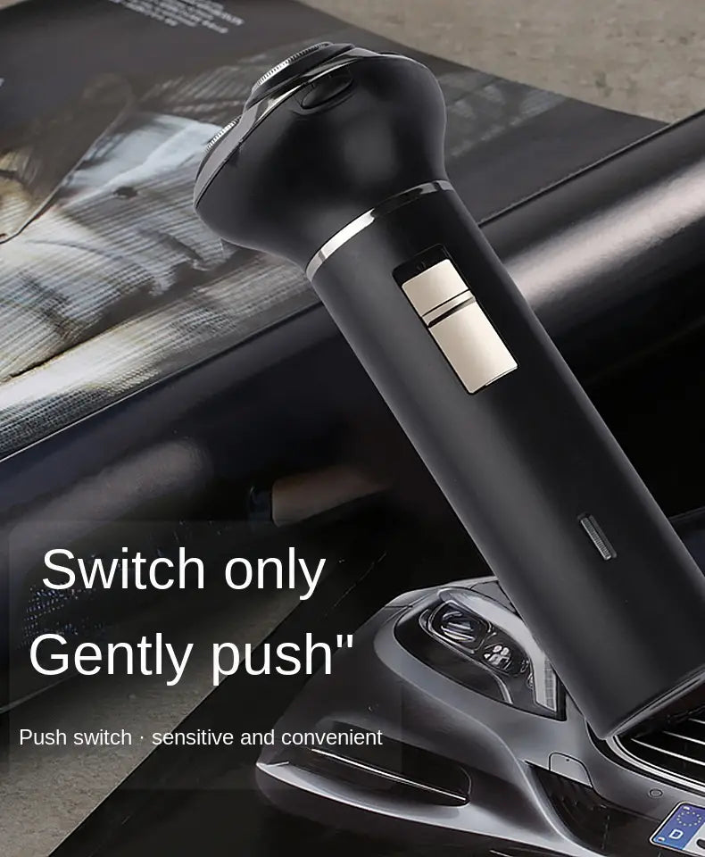 3-in-1 USB Electric Shaver and Beard Trimmer for Men