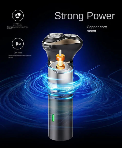 3-in-1 USB Electric Shaver and Beard Trimmer for Men